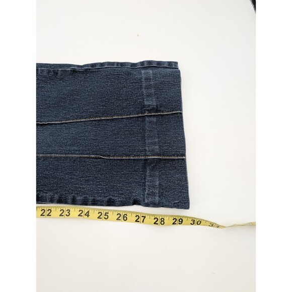 Gasoline Vintage Side Zip Mid Rise Flare Jeans Grunge 90's Y2K Size 11 30x30 - Picture 7 of 9